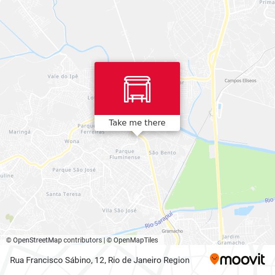 Rua Francisco Sábino, 12 map