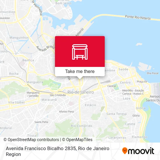 Avenida Francisco Bicalho 2835 map