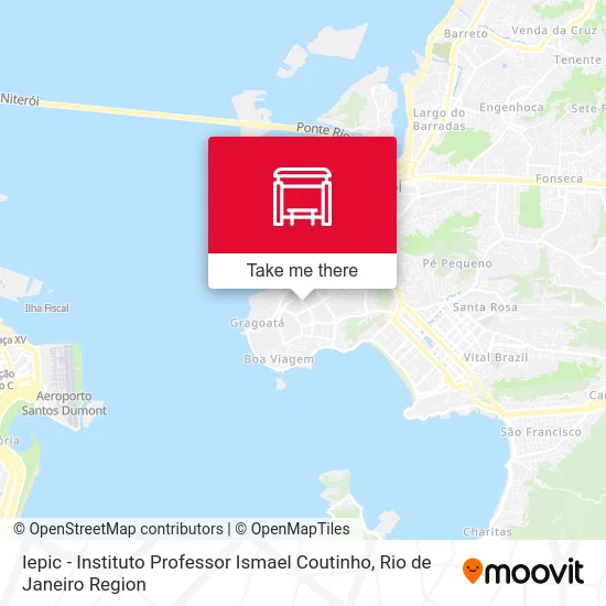 Iepic - Instituto Professor Ismael Coutinho map