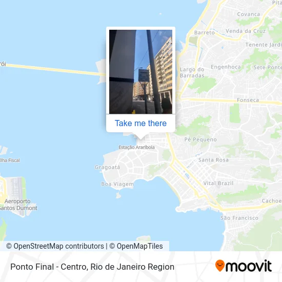 Ponto Final - Centro map