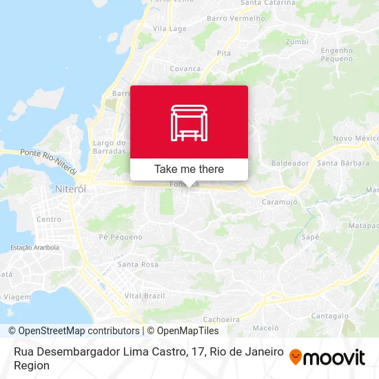 Rua Desembargador Lima Castro, 17 map