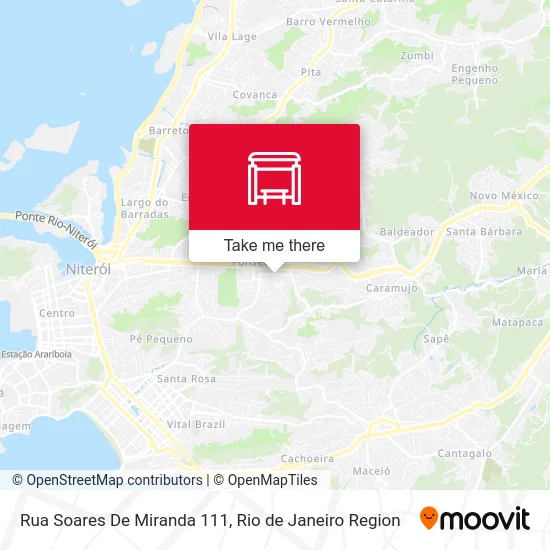 Rua Soares De Miranda 111 map