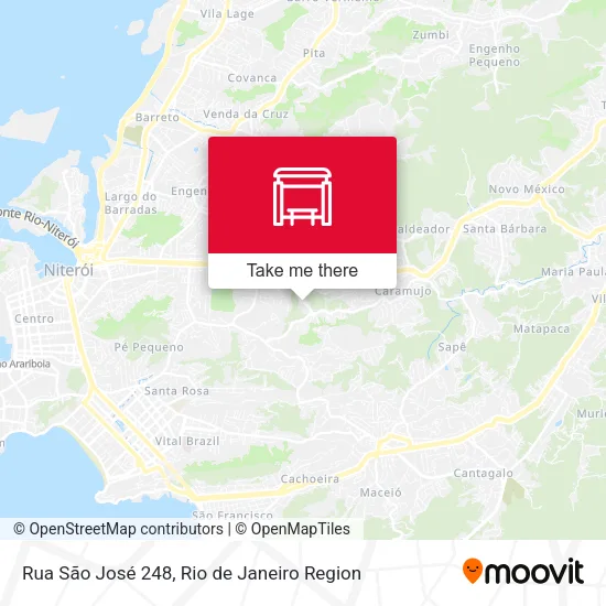 Rua São José 248 map