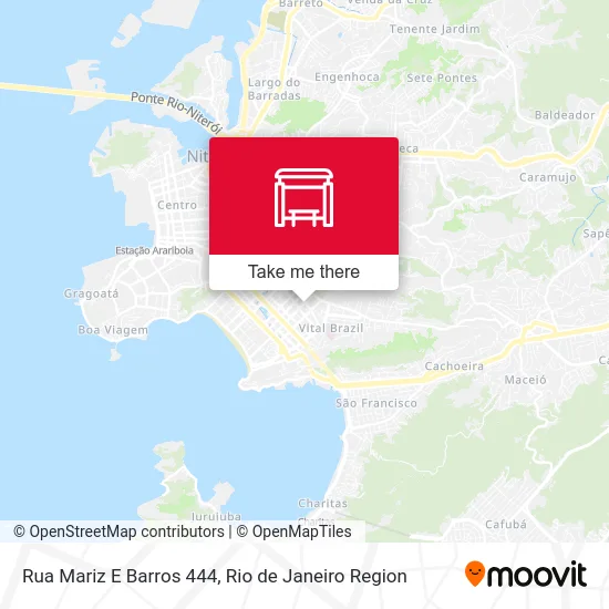 Rua Mariz E Barros 444 map