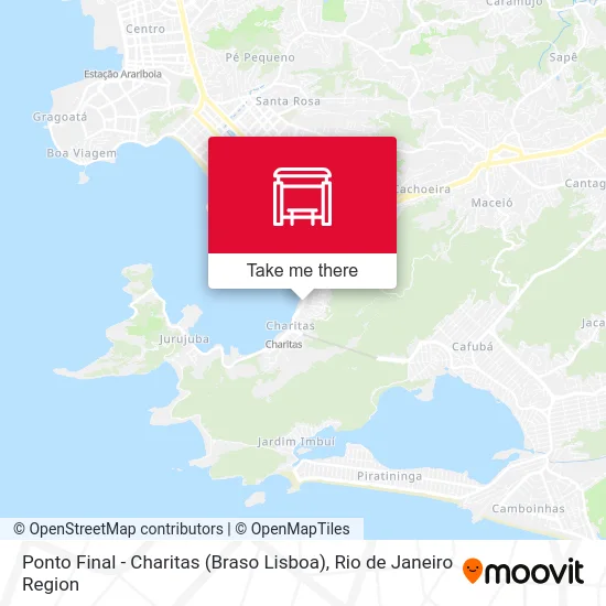 Ponto Final - Charitas (Braso Lisboa) map