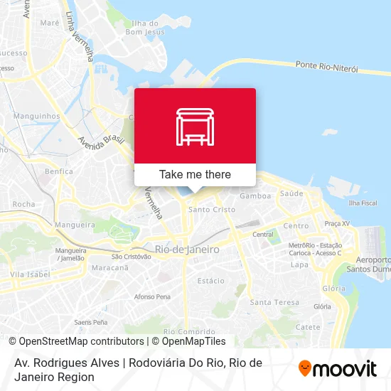 Av. Rodrigues Alves | Rodoviária Do Rio map