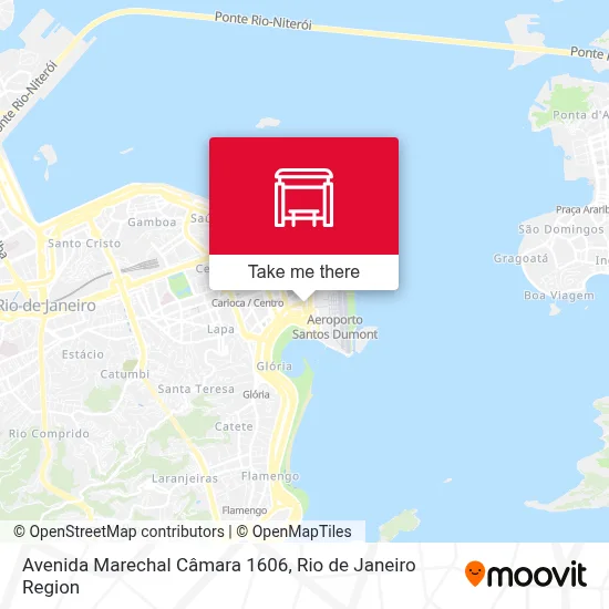 Avenida Marechal Câmara 1606 map