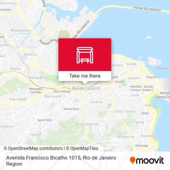 Avenida Francisco Bicalho 1015 map