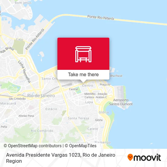 Avenida Presidente Vargas 1023 map