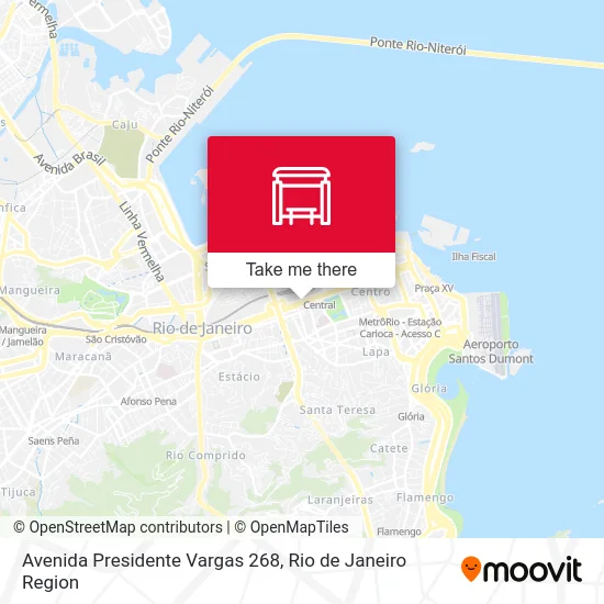 Avenida Presidente Vargas 268 map