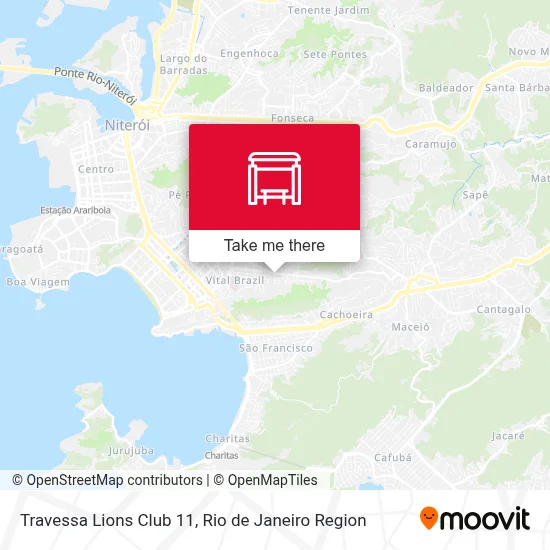Travessa Lions Club 11 map