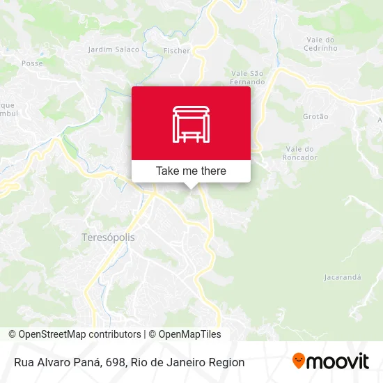 Rua Alvaro Paná, 698 map