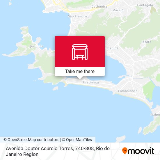 Avenida Doutor Acúrcio Tôrres, 740-808 map