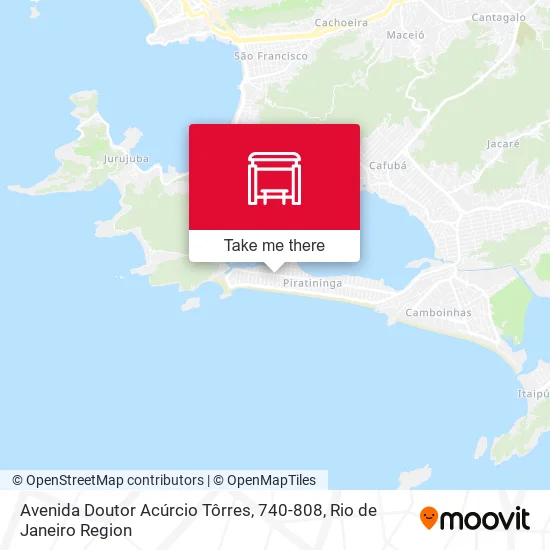 Avenida Doutor Acúrcio Tôrres, 740-808 map