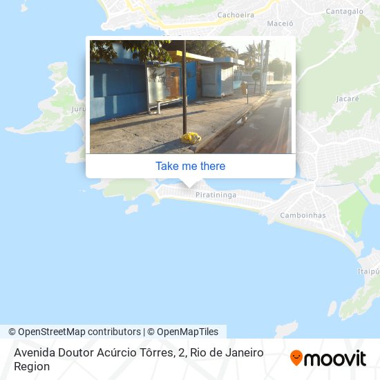 Avenida Doutor Acúrcio Tôrres, 2 map