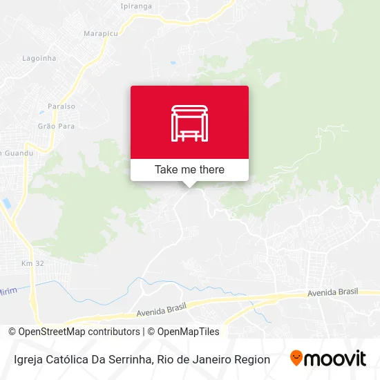 Igreja Católica Da Serrinha map