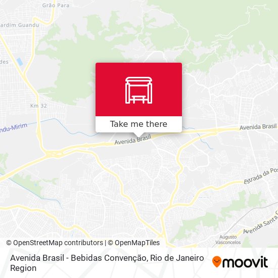 Mapa Avenida Brasil - Bebidas Convenção