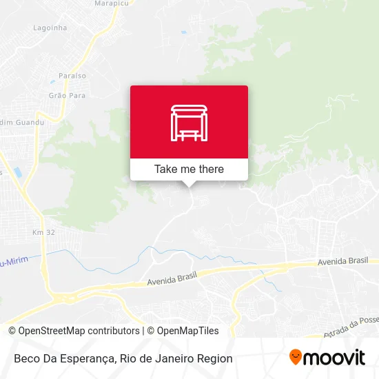 Beco Da Esperança map