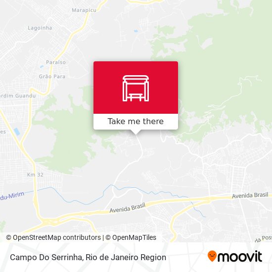 Campo Do Serrinha map