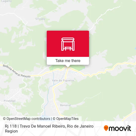 Rj 118 | Trevo De Manoel Ribeiro map