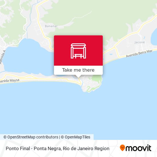Ponto Final - Ponta Negra map