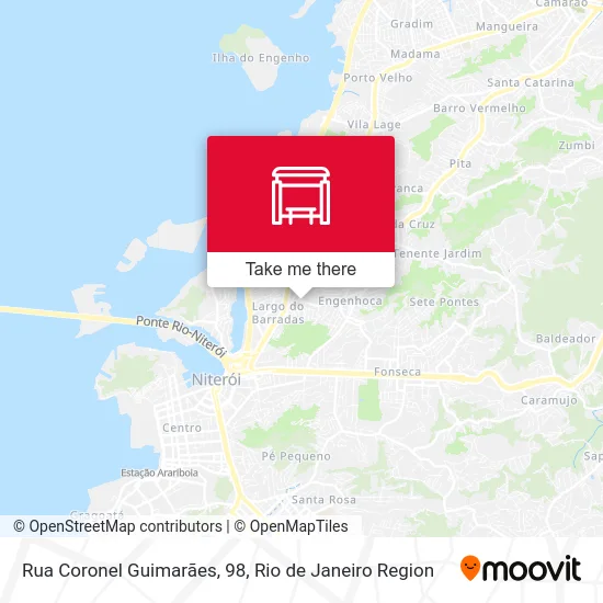 Rua Coronel Guimarães, 98 map