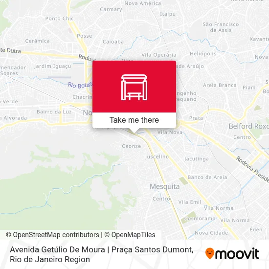 Avenida Getúlio De Moura | Praça Santos Dumont map