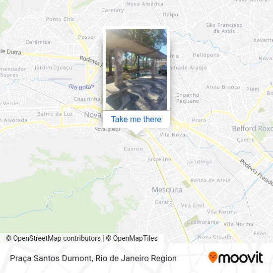 Praça Santos Dumont map