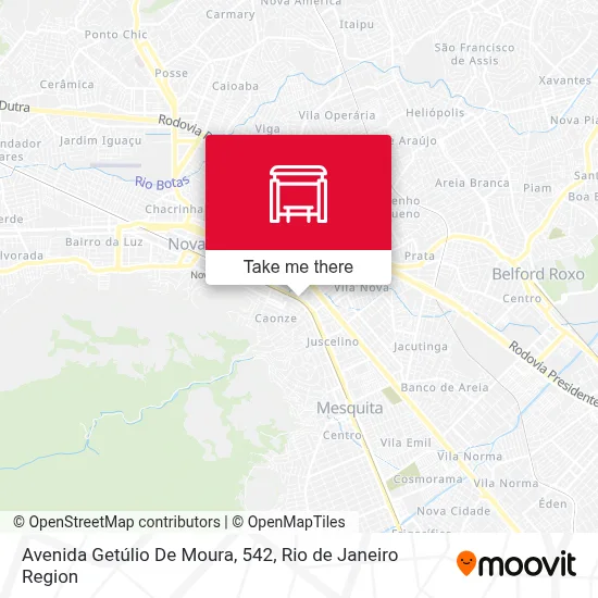 Avenida Getúlio De Moura, 542 map