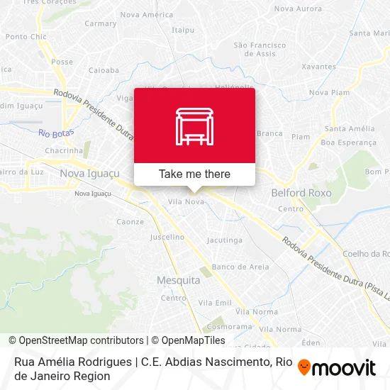 Rua Amélia Rodrigues | C.E. Abdias Nascimento map