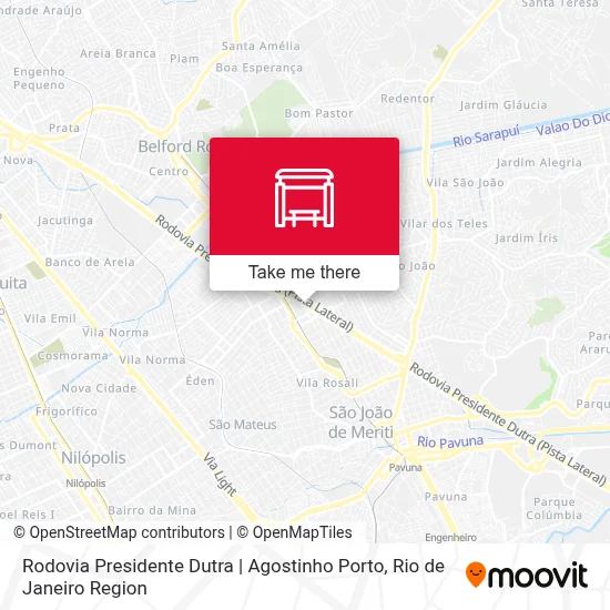 Rodovia Presidente Dutra | Agostinho Porto map