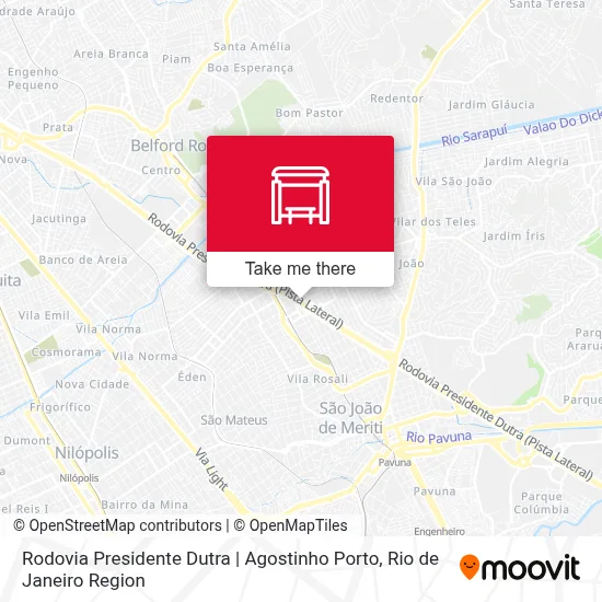 Rodovia Presidente Dutra | Agostinho Porto map