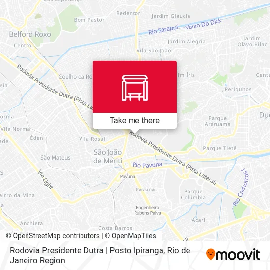 Rodovia Presidente Dutra | Posto Ipiranga map