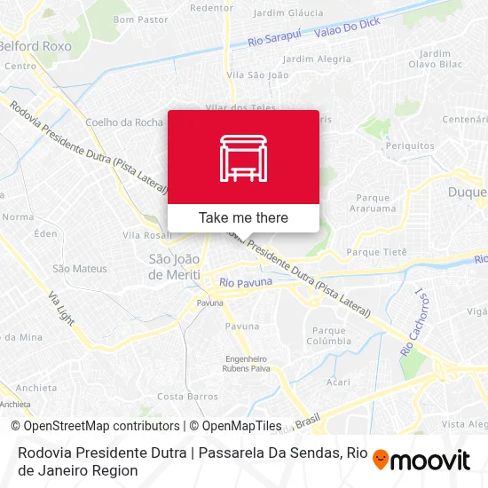Rodovia Presidente Dutra | Passarela Da Sendas map