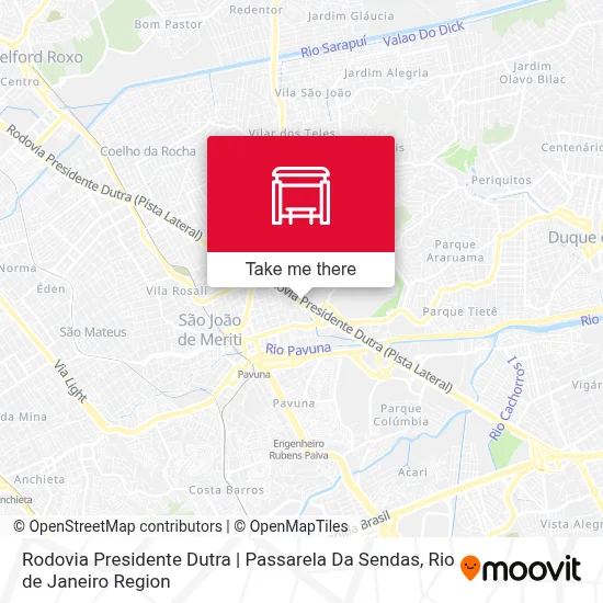 Rodovia Presidente Dutra | Passarela Da Sendas map