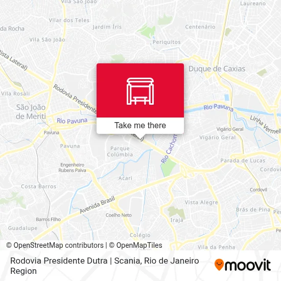 Rodovia Presidente Dutra | Scania map