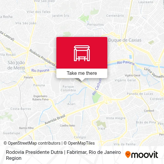 Rodovia Presidente Dutra | Fabrimar map