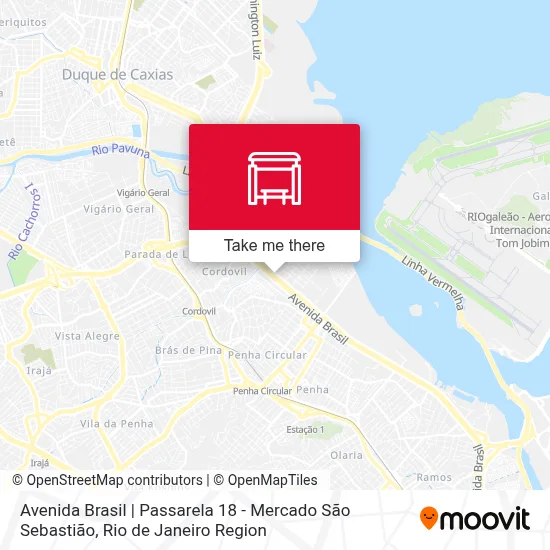 Avenida Brasil | Passarela 18 - Mercado São Sebastião map