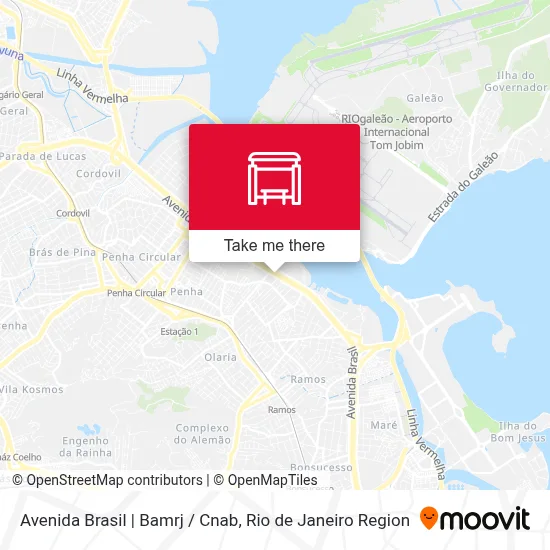 Avenida Brasil | Bamrj / Cnab map