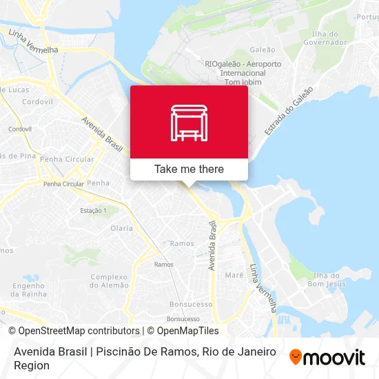 Avenida Brasil | Piscinão De Ramos map
