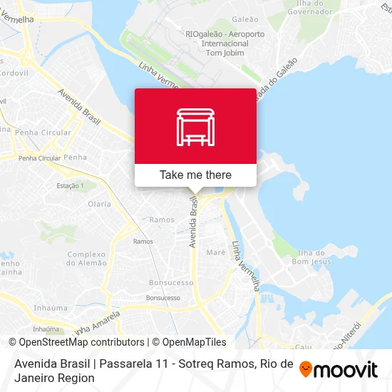 Avenida Brasil | Passarela 11 - Sotreq Ramos map