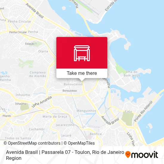Avenida Brasil | Passarela 07 - Toulon map