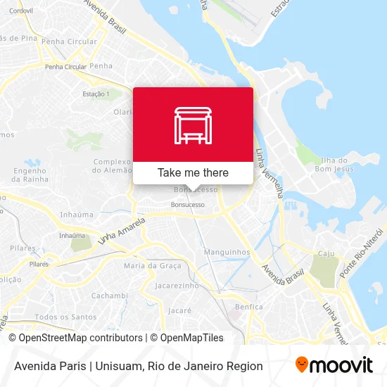 Avenida Paris | Unisuam map