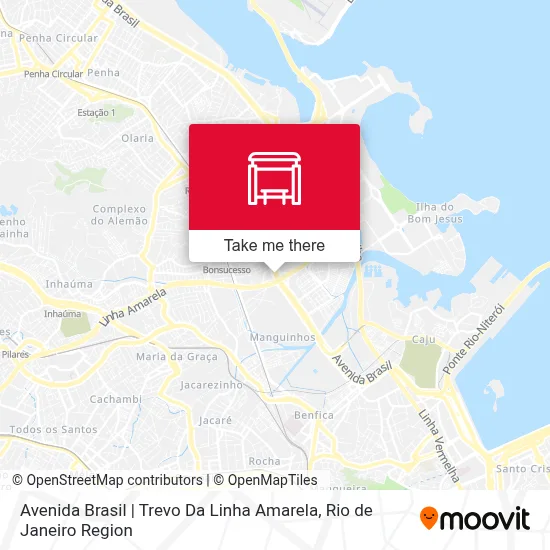 Avenida Brasil | Trevo Da Linha Amarela map