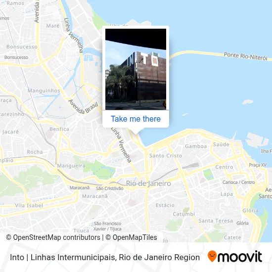 Into | Linhas Intermunicipais map