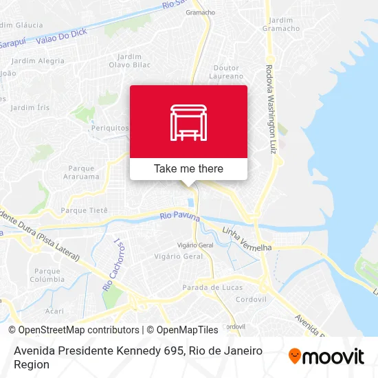 Avenida Presidente Kennedy 695 map