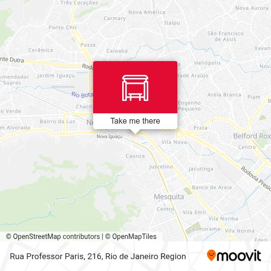 Rua Professor Paris, 216 map