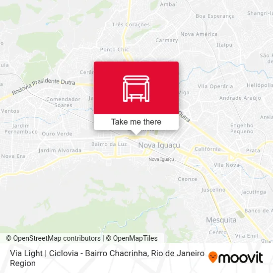 Via Light | Ciclovia - Bairro Chacrinha map