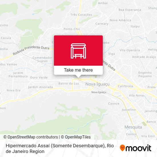 Hipermercado Assaí (Somente Desembarque) map