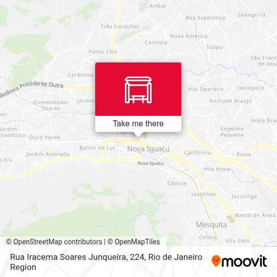 Rua Iracema Soares Junqueira, 224 map